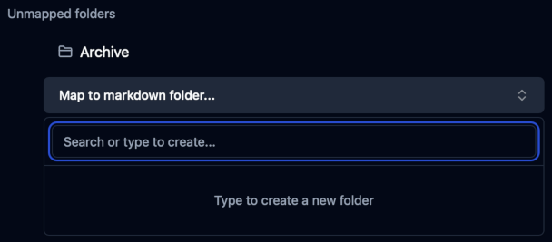Notes Manual Mappings