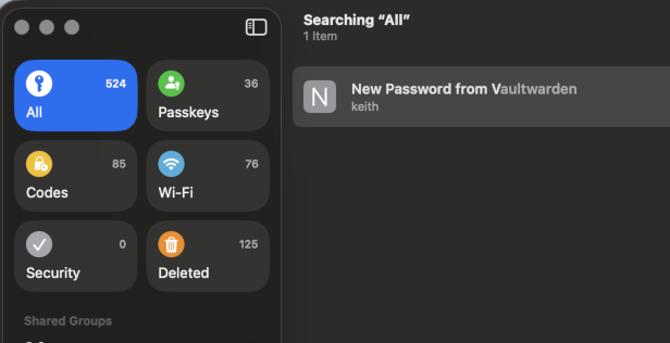 Passwords new in Apple Passwords